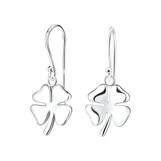 925 Sterling Silver Clover Earrings