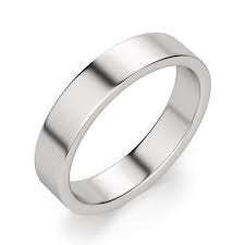 Sterling Silver Flat Half Dome Ring, 925, Size 11.5