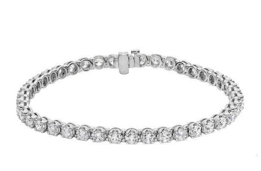 White Gold Tennis Bracelet, 49 RD, TDW: 2ct, VS1-2, G-H, Total Length: 6 1/2, W: 10.4gr,14k