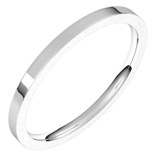 Sterling Silver Half Dome Flat Thin Ring, 925, Size 12