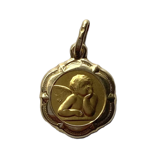 Yellow Gold Angle Medallion, 18k, 1.43gr