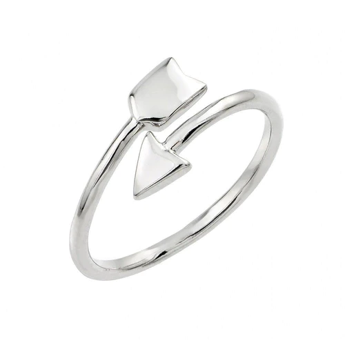 Silver 925 Rhodium Plated Arrow Ring