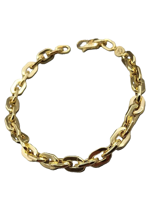 Yellow Gold Oval Linked Bracelet, 18k, 7.46gr