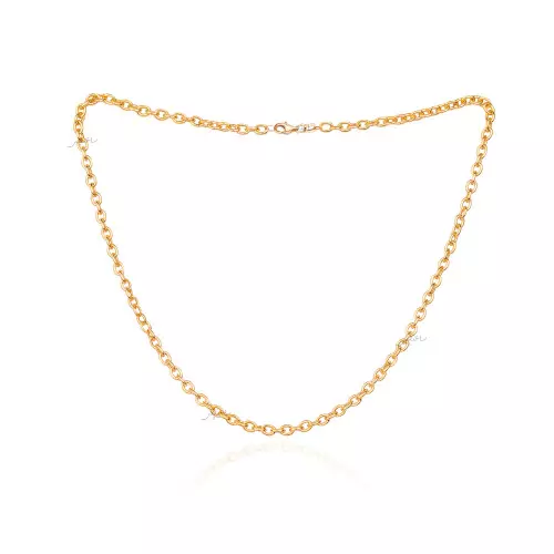 Yellow Gold Oval Links Chain18 K, 16.40 gr