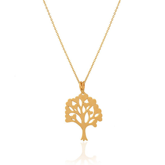Yellow Gold Tree Of Life Pendent, 18k, 1.79gr, Chain in not Include.