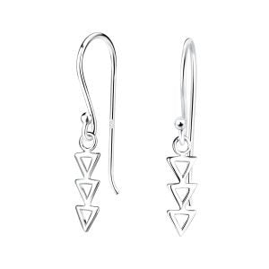 Silver Geometric Earrings