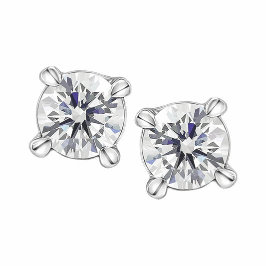 Fire and Ice Canadian Diamond Stud Earrings, 14k, TDW: 0.311ct,
