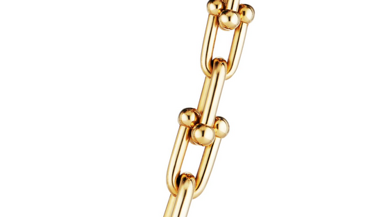 Yellow Gold Hardware Style Bracelet. 18k, 12.1gr, 8 1/2"