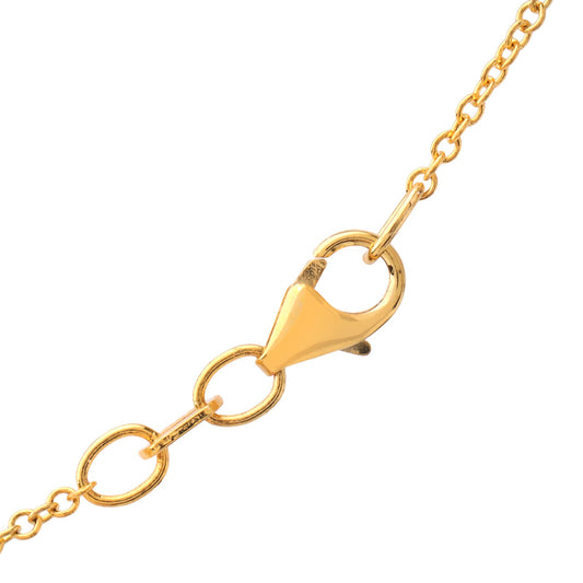 Yellow Gold Diamond Milgrain Mandala Pendant Necklace with 47 Round Diamonds, TDW: 0.25ct, 14k