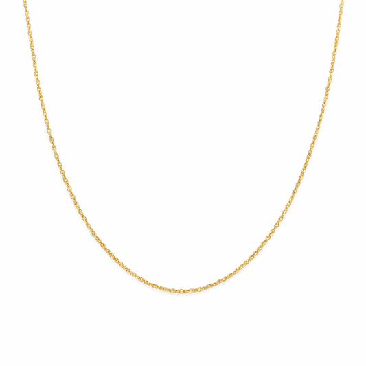 14k Yellow Gold twisted chain