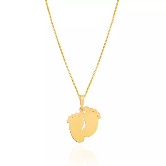 Yellow Gold Baby Feet, 18k, 0.96gr