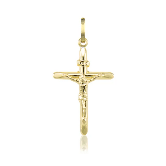 Yellow Gold Crucifix Pendent ( Cross) , 18k, 1.75gr