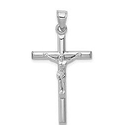 White Gold Crucifix Pendent (cross) , 14k