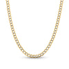 Two Tones Curb chain, 3mm, 14k, 18 Inches, 5.1gr