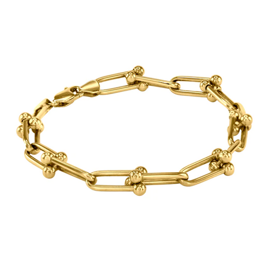 Yellow Gold hardware links Bracelet, 18k, 9.48gr