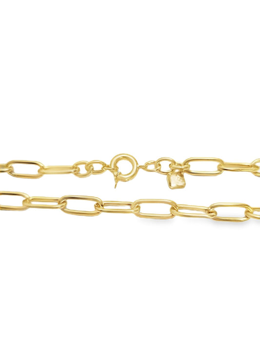 PaperClip Chain Necklace, 18k, 6.43gr