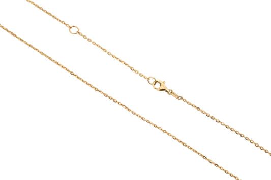 18K Yellow Gold Cable Link Chain 1.64 gr