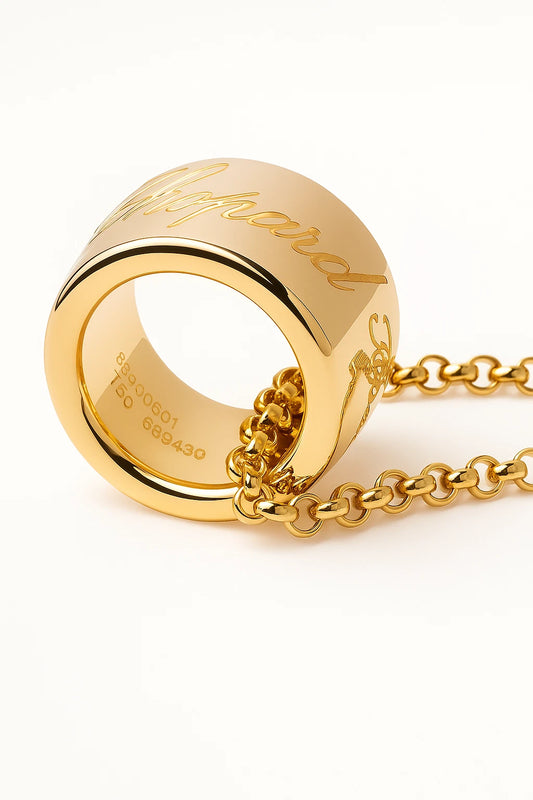 Chopard Chopardissimo Rose Gold Pendant Necklace 18k ,17" , Reference: 796580-5001 6166848, Resale