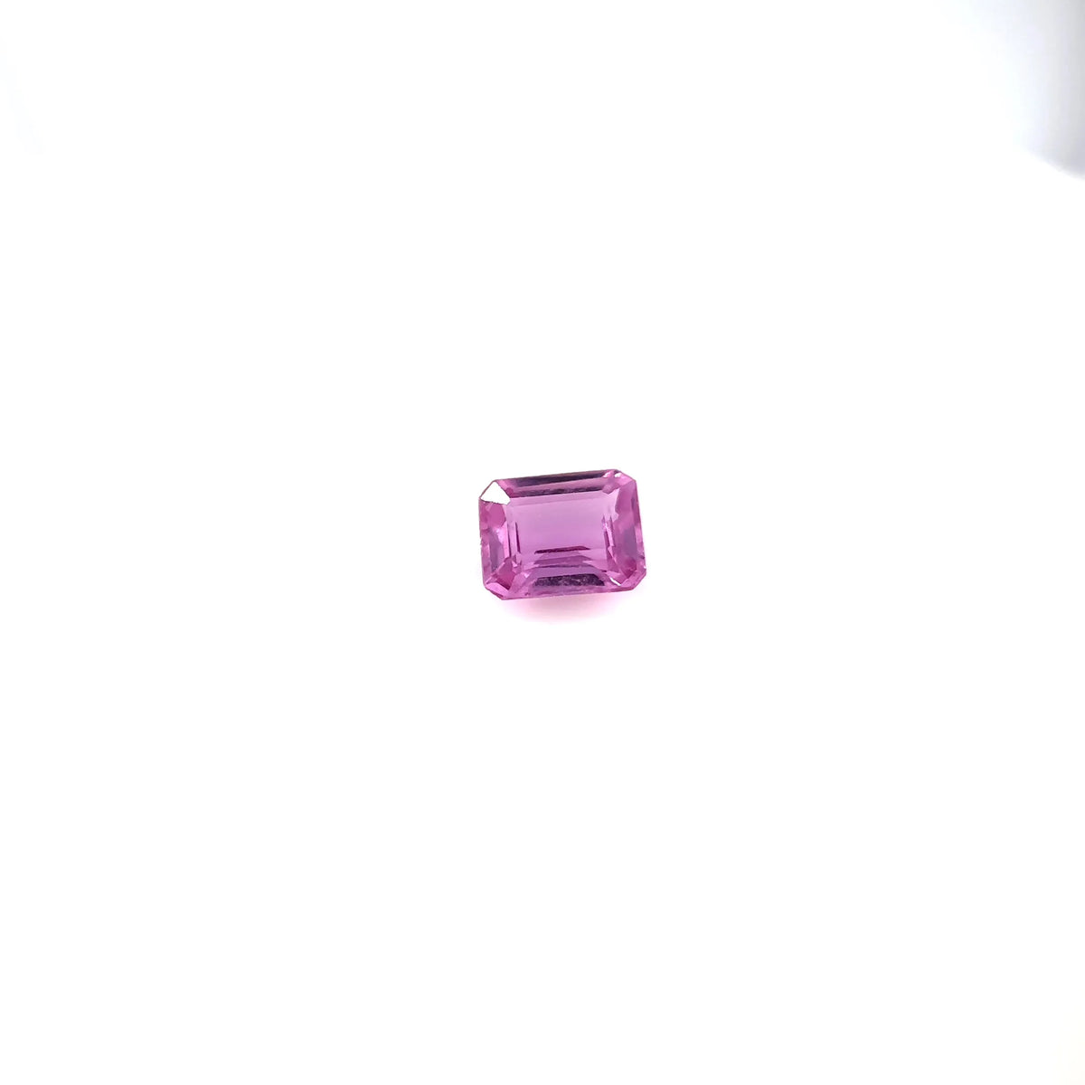0.56ct Emerald Natural Sapphire (Colour Pink, Clarity Eye Clean, Cut Faceted)