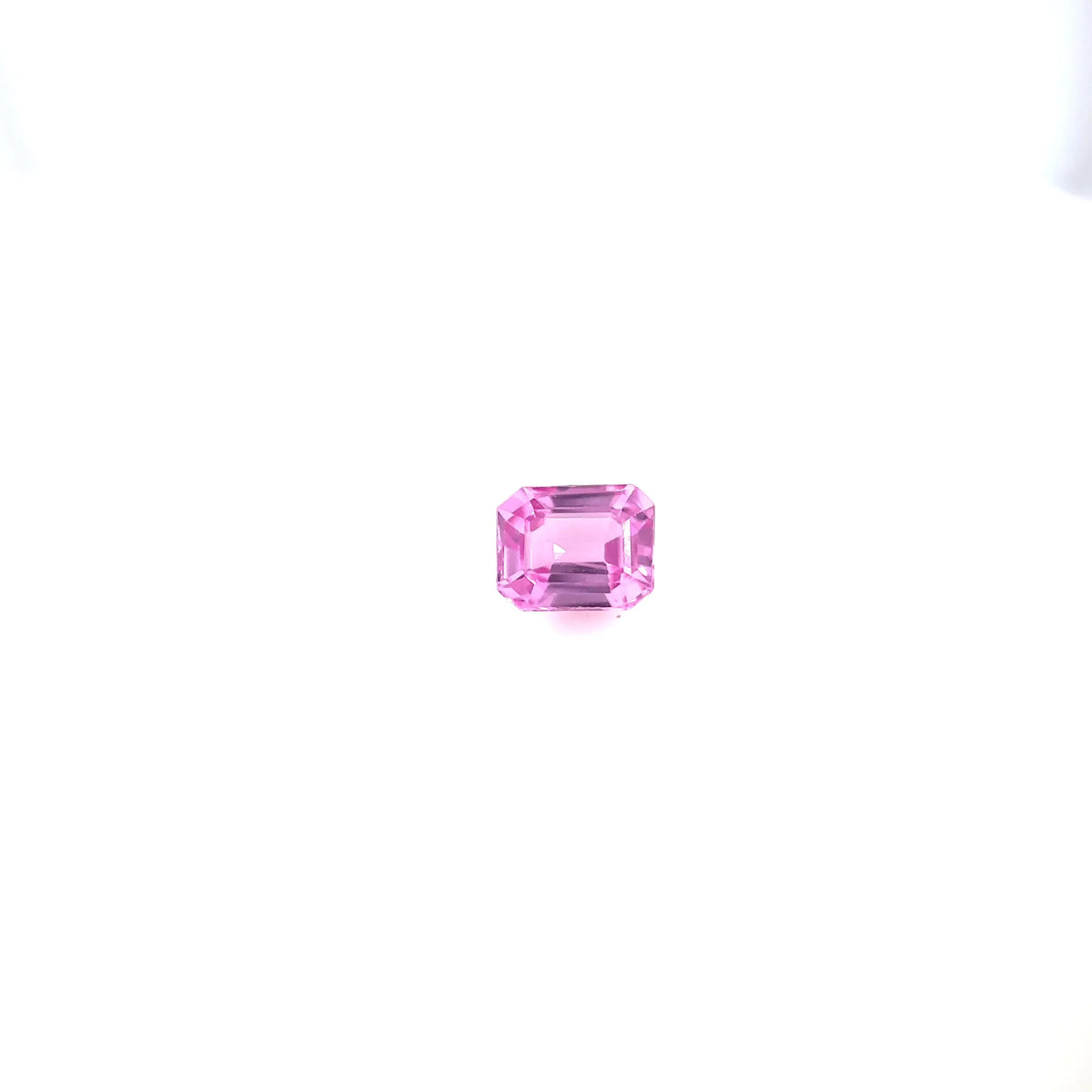 0.58ct Emerald Natural Sapphire (Colour Pink, Clarity Eye Clean, Cut Faceted)