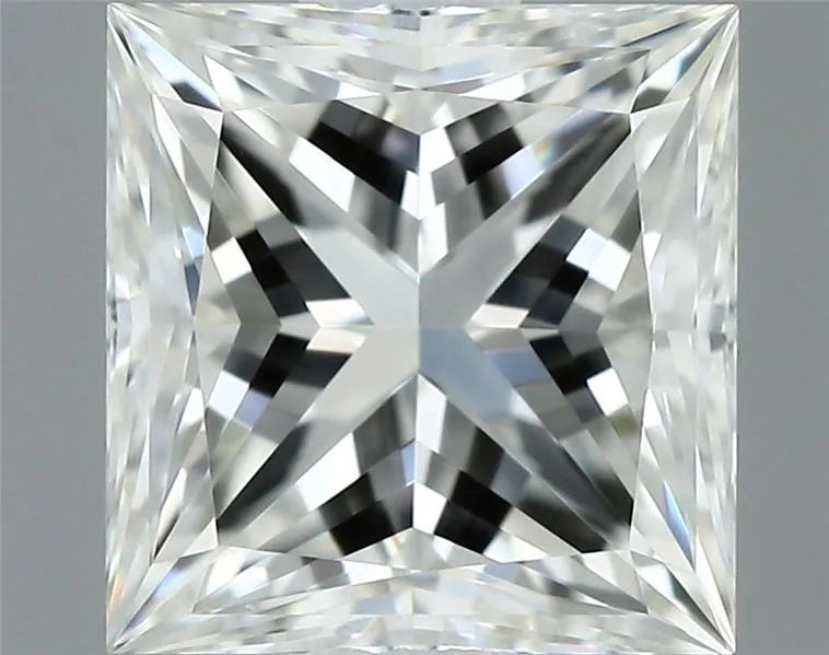 0.61ct Princess Natural Diamond (Colour J, Clarity VVS1, GIA Certified)