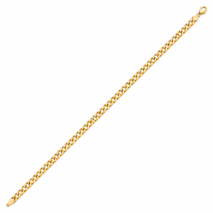 18K Yellow Gold Curb Chain Bracelet