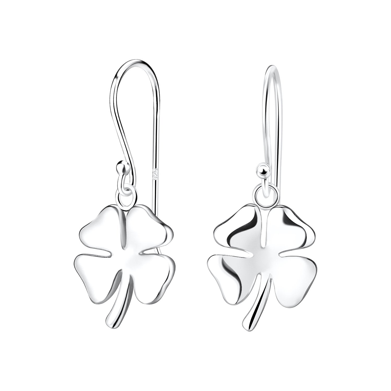 Silver Clover Earrings