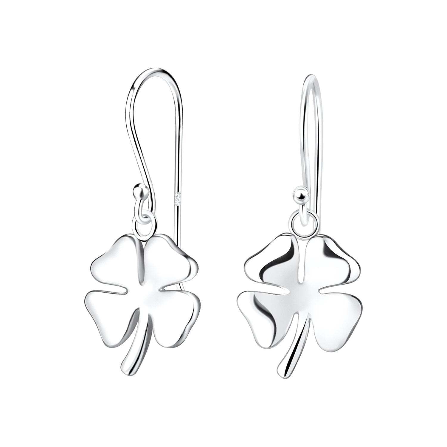 Silver Clover Earrings
