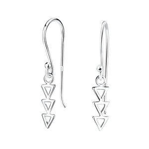 Silver Geometric Earrings