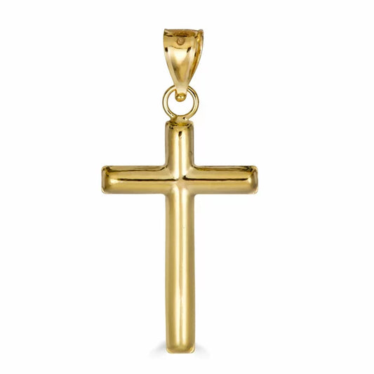 Yellow Gold Crucifix Pendant, 14k
