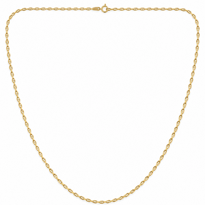 18K Yellow Gold Anchor Chain Necklace