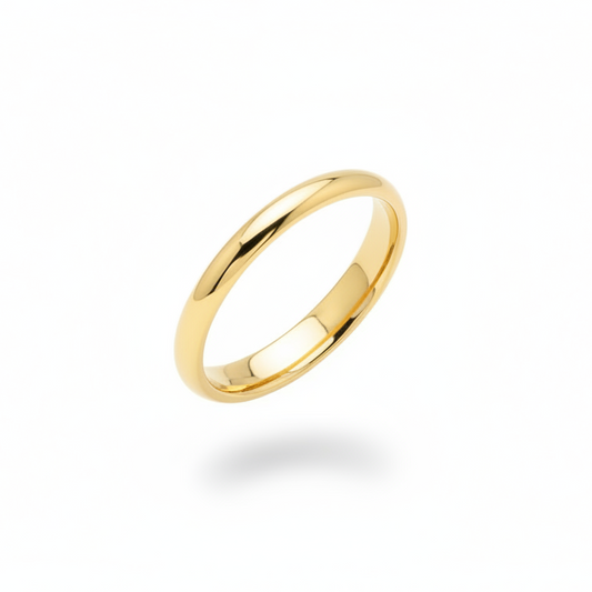 10K Thin Yellow Gold Band 1.8mm