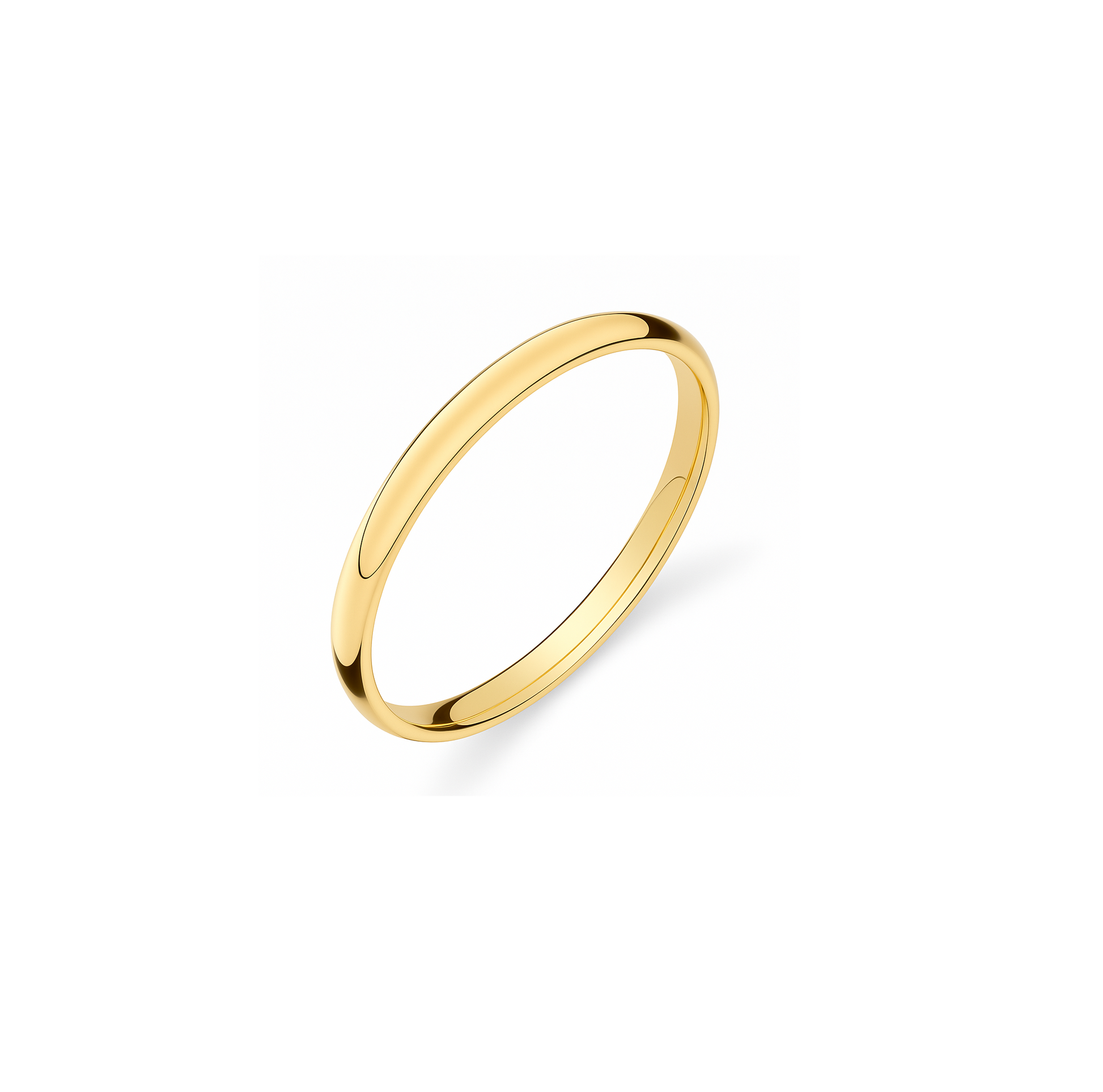 18K Yellow Gold Comfort Band - 2.4mm