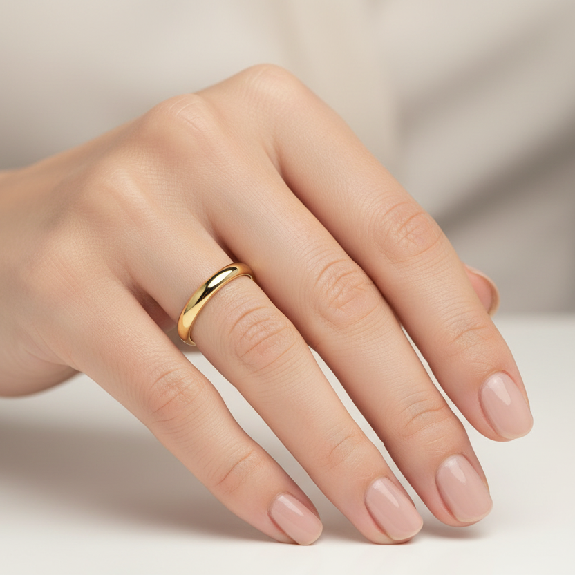 18K Yellow Gold Comfort Band - 2.4mm