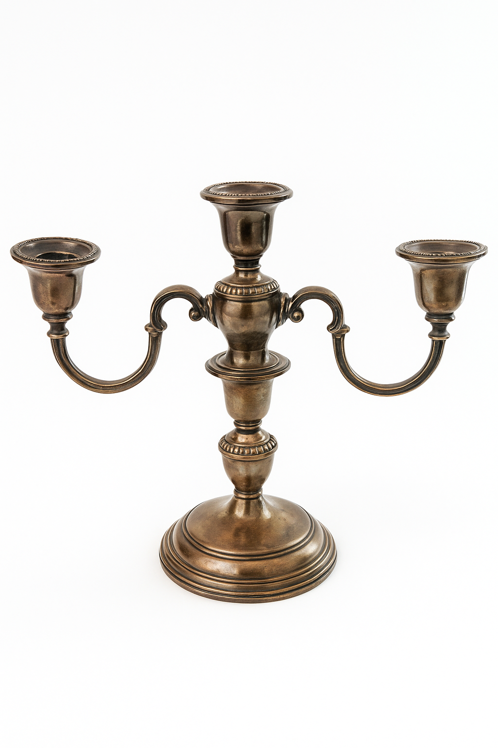 Antique Birks Sterling Silver 3-Arm Candelabra