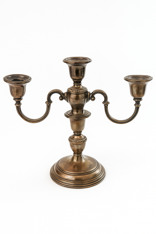 Antique Birks Sterling Silver 3-Arm Candelabra