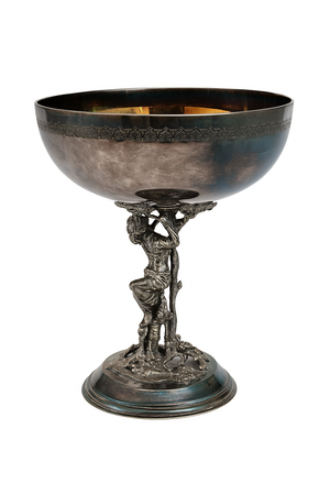 Antique Bacchus Silverplate Toasting Goblet by AlpaDur