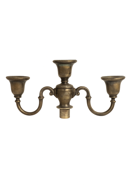 Antique Birks Sterling Silver 3-Arm Candelabra