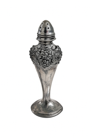 Antique Lead EP Silverplate Salt or Pepper Shaker