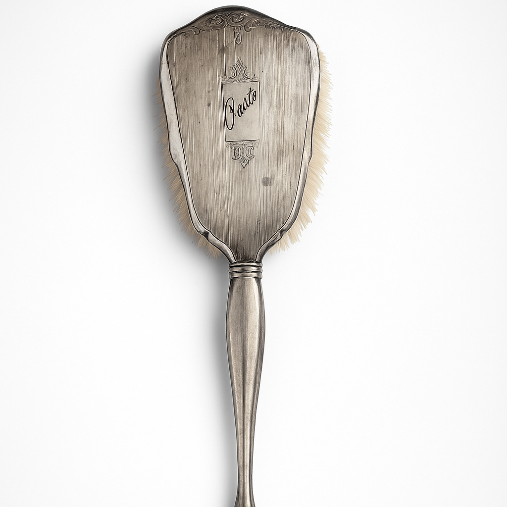 Antique Birks Sterling Silver Hairbrush