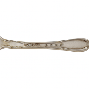 Antique Nobility Plate Silverplate Teaspoon – Floral Mid – Century Pattern