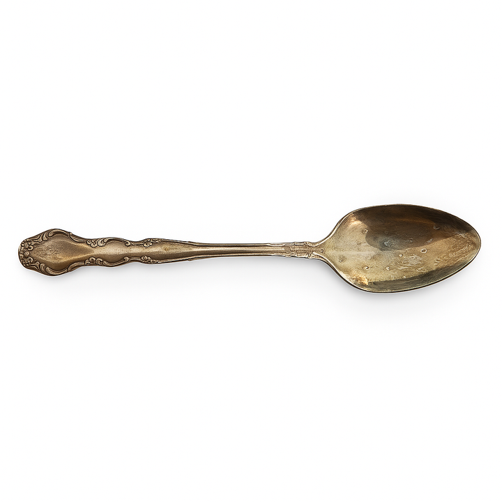 Nobility Plate Antique Silverplate Tablespoon – Floral Mid – Century Design