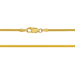 Yellow Gold snake chain, 18k, 17 Inches, 4.6gr