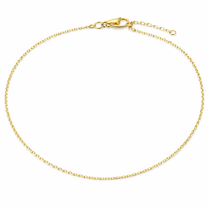 18K Yellow Gold Chain 16 to 18" Adjustable