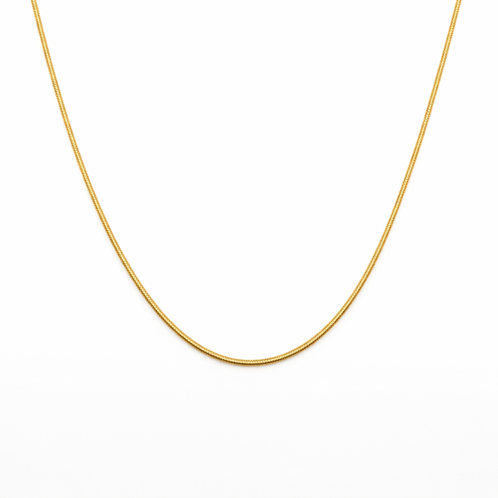 18K Yellow Gold Snake Chain