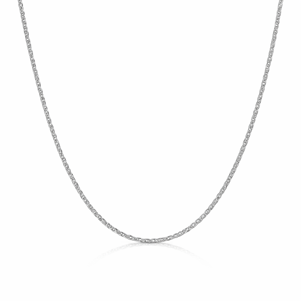18K White Gold Wheat Style Chain 5.3 gr 20"