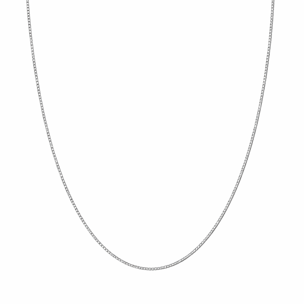 White Gold Box Chain 10k 16inch