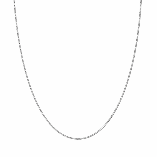 White Gold Box Chain 10k 16inch