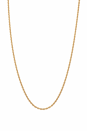 18K Yellow Gold Linked Chain 3 gr 17.5"