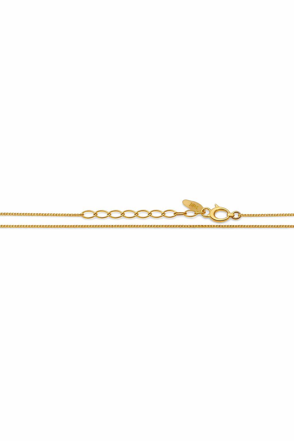 18K Yellow Gold Simple Linked Chain with Extensions. 2.4 gr 16"